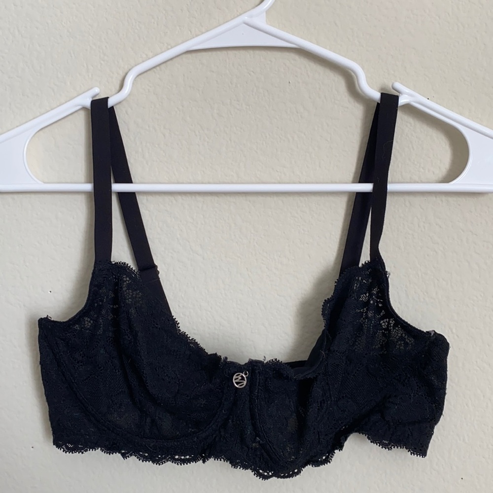 Montelle Intimates Lace Bra - 36C, 86% Nylon
